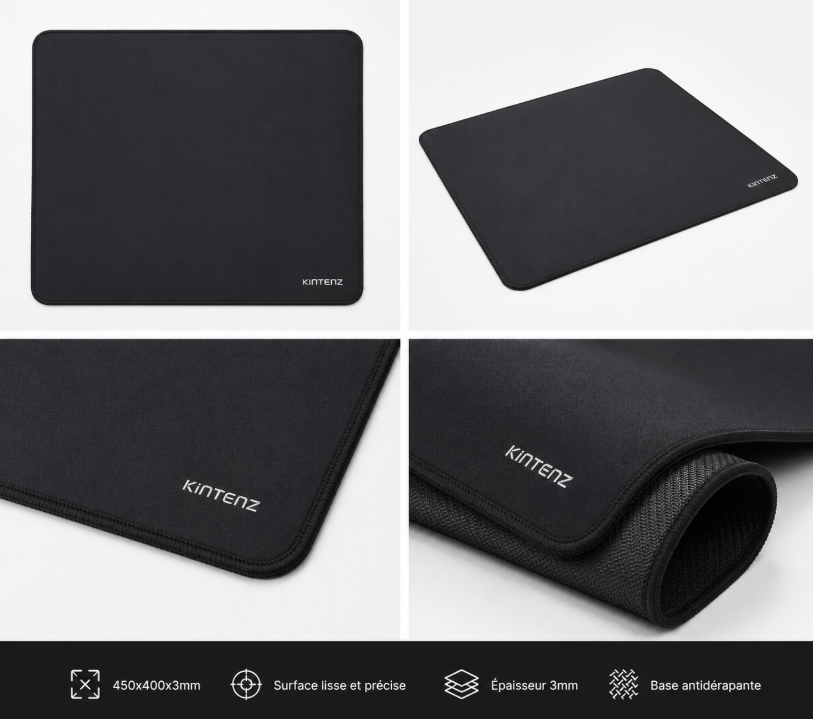 Tapis de souris KINTENZ,taille L